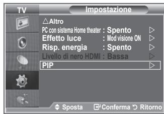 SAMSUNG LE-23R81B - Impostazioni della funzione PIP - 1