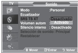 SAMSUNG LE-23R81B - Configuración del TruSurround XT (SRS TS XT) - 3