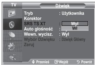 SAMSUNG LE-23R81B - Ustawianie funkcji TruSurround XT (SRS TS XT) - 3