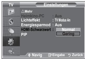 SAMSUNG LE-23R81B - Sie können direkt auf dem Bildschirm den Schwarzwert auswahlen, um die Bildschirmtiefe anzupassen. - 2