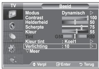 SAMSUNG LE-23R81B - Achtergrundverlichting activeren - 1