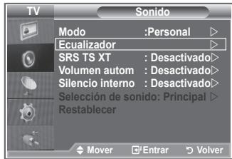 SAMSUNG LE-23R81B - Es possibleaabstarlosparametros delsonido segunlas preferenciaspersonales. - 1