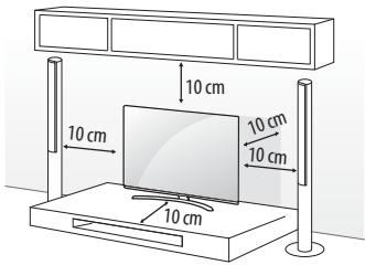 LG 70UH700V - Mounting on a table - 1