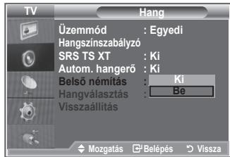 SAMSUNG LE-26R81B - Ha kulón hangszórból szeretné hallgatni a hangokat, kapcsolja ki a belso erősítot. - 2