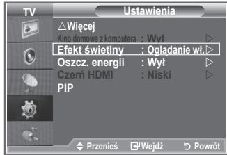 SAMSUNG LE-26R81B - Ustawianie opcji Światło diody - 1