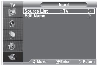 SAMSUNG LE-26R81B - Izbirate lahko med zunanjimi viri, ki so priključeni na vchodne vtčnice TV. - 1
