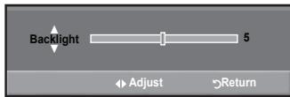 SAMSUNG LE-26R81B - Activating Backlight. - 2