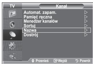 SAMSUNG LE-26R81B - Nadawanie nazw kanalom - 1