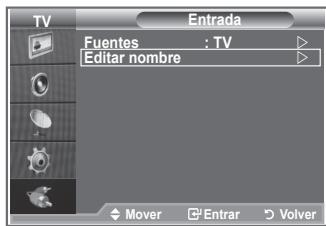 SAMSUNG LE-26R81B - Ediciones de los nombres de fuentes de entrada - 1