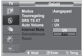 SAMSUNG LE-26R81B - De interne mute selecteren - 2
