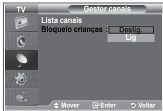 SAMSUNG LE-26R81B - Activar obloqueio para crianças - 1