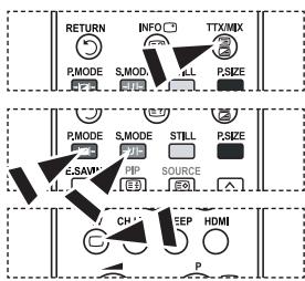 SAMSUNG LE-26R81B - Les différents sujets inclus dans les pages télétexte disposent d'un code de couleur et peuvent être sélectionnés à l'aide des boutons colorés de la télécommande. - 1