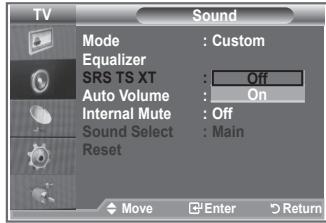 SAMSUNG LE-26R81B - Setting the TruSurround XT (SRS TS XT) - 3