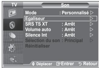 SAMSUNG LE-26R81B - Les paramètres du son peuvent être régés selon vos préférences personnelles. - 1