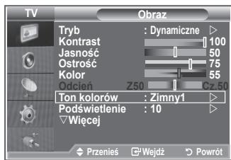SAMSUNG LE-26R81B - Mozna wybrac preferowan i dostosowan do wzroku uzytkownika temperature kolorow. - 1
