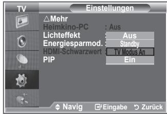 SAMSUNG LE-26R81B - Einstellen der Lichteffekt - 2