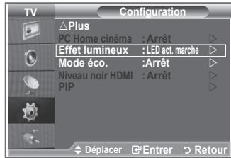 SAMSUNG LE-26R81B - Configuration de l'effet lumineux - 1