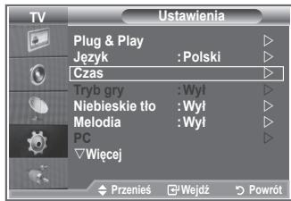 SAMSUNG LE-26R81B - Ustawianie i wyświetlanie zegara - 1