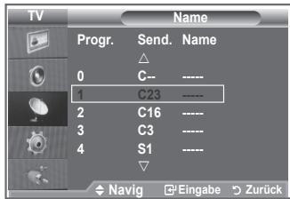 SAMSUNG LE-26R81B - Sendernamen zuweisen - 4