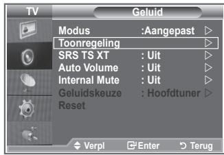 SAMSUNG LE-26R81B - De geluidsinstellungen aanpassen - 1