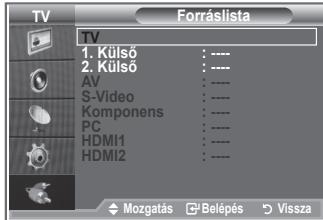 SAMSUNG LE-26R81B - Választhata TV kimeneti csatlakozóihoz csatlakoztatott külso jelforrások kölul. - 4