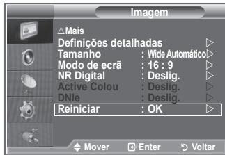 SAMSUNG LE-26R81B - Repor as predefinições de imagem - 1