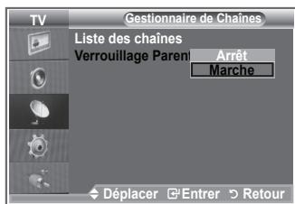 SAMSUNG LE-26R81B - Activation du verrouillage parental - 1