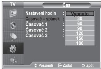 SAMSUNG LE-26R81B - Nastavení Časovače usináné - 2
