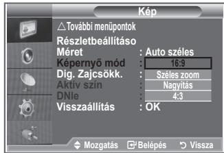 SAMSUNG LE-26R81B - Képernyő mod választása - 2