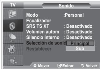 SAMSUNG LE-26R81B - Mientras está activada la función PIP se pueda escharar el sonido de laImagen secundaria. - 2
