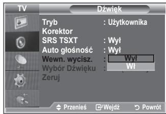 SAMSUNG LE-26R81B - Włuczanie/wyłączanie wyciszenia wewétrznych gośników - 2