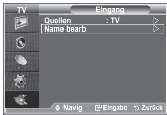 SAMSUNG LE-26R81B - Vergeben Sie für die an die Eingangsbuchsen angeschlossenen Geräte Namen, um die Auswahl der Signalquelle zu vereinfachen. - 1