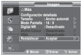 SAMSUNG LE-26R81B - Reajuste de los values de laImagen a los values predefinidos de fabrica - 1