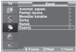 SAMSUNG LE-26R81B - Dostrajanie odbioru kanalów - 1