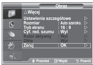 SAMSUNG LE-26R81B - Przywracanie domyslnych ustawien obrazu - 1