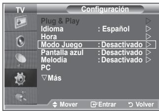 SAMSUNG LE-26R81B - Uso del Modo Juego - 1