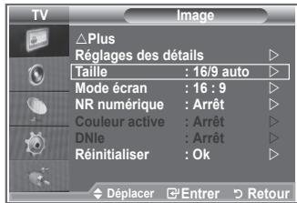 SAMSUNG LE-26R81B - Changement de la taille de l'image - 1