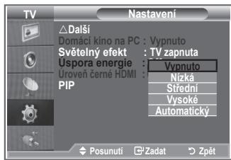 SAMSUNG LE-26R81B - Použití funkce úsporného režimu - 2