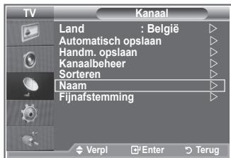 SAMSUNG LE-26R81B - Kanaalnamen vastleggen - 1