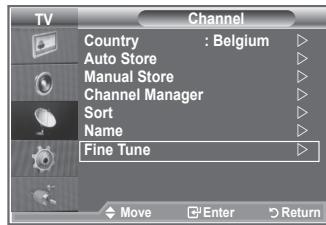 SAMSUNG LE-26R81B - Fine Tuning Channel Reception - 1
