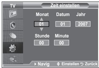 SAMSUNG LE-26R81B - Aktuelle Uhrzeit einstellen und anzeigen - 2