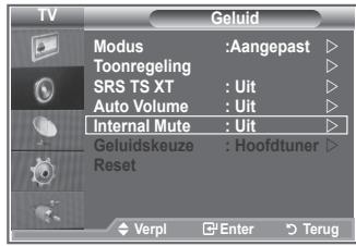 SAMSUNG LE-26R81B - De interne mute selecteren - 1