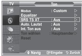 SAMSUNG LE-26R81B - Einstellen von TruSurround XT (SRS TS XT) - 2
