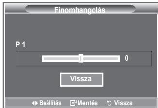 SAMSUNG LE-26R81B - Kézi finomhangolással igazithatja be egy adott csatorna optimalis vetelet. - 2