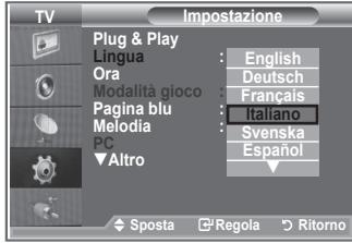 SAMSUNG LE-26R81B - Scelta della lingua - 2