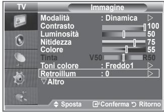 SAMSUNG LE-26R81B - Modifica del tono del colore - 3