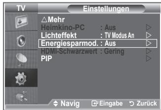 SAMSUNG LE-26R81B - Verwenden der Energiesparfunktion - 1