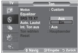 SAMSUNG LE-26R81B - Einstellen von TruSurround XT (SRS TS XT) - 3