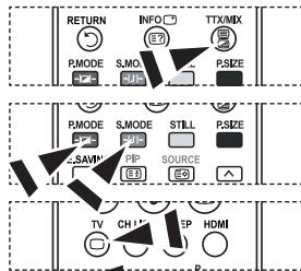 SAMSUNG LE-26R81B - Uso de Fastext para selectionar una página del teletexto - 1