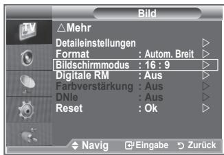 SAMSUNG LE-26R81B - Auswahlen des Bildschirmmodus - 1